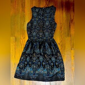 Dark Paisley Dress